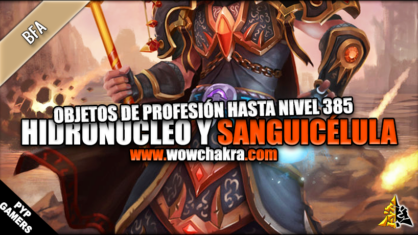 Objetos de profesión hasta nivel 385