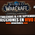 Correcciones en vivo de World of Warcraft