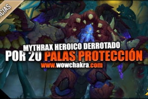 Mythrax derrotado por 20 palas protección