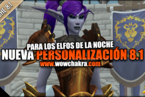 Nueva personalización Elfos de la Noche Parche 8.1