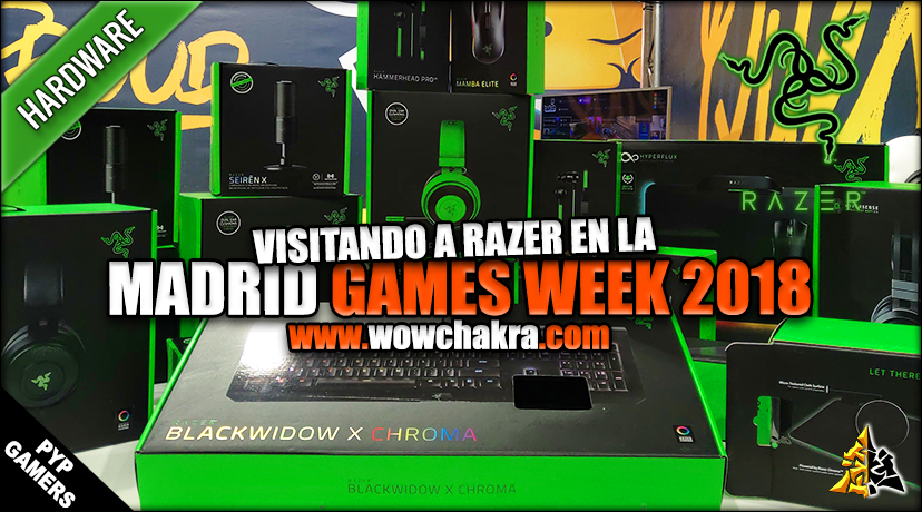 Visitando a Razer en la Madrid Games Week