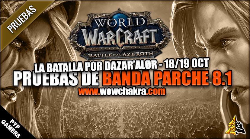 Pruebas de Banda de Battle for Azeroth