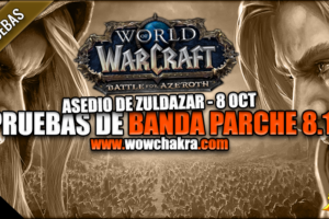 Pruebas de Banda de Battle for Azeroth