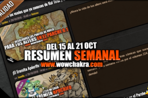 Resumen semanal wowchakra