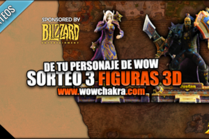 Sorteo 3x Figura 3D de tu personaje de WoW