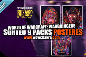 Sorteo 9x Packs de 3 pósteres cada uno World of WArcraft Warbringer