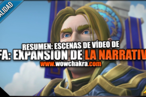 Panel - Escenas de vídeo de Battle for Azeroth: expansión de la narrativa