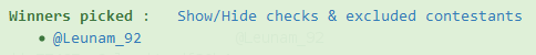 Ganadores Sorteo