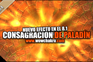 Consgracion de Paladin en el 8.1