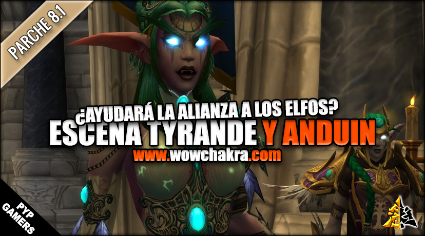 Escena Tyrande y Anduin