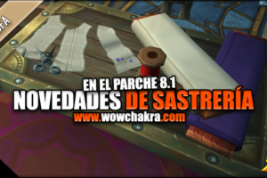 Novedades de Sastrería en el Parche 8.1