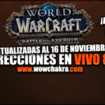 Correcciones en vivo de World of Warcraft
