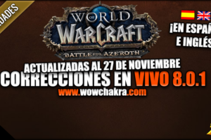 Correcciones en vivo de World of Warcraft