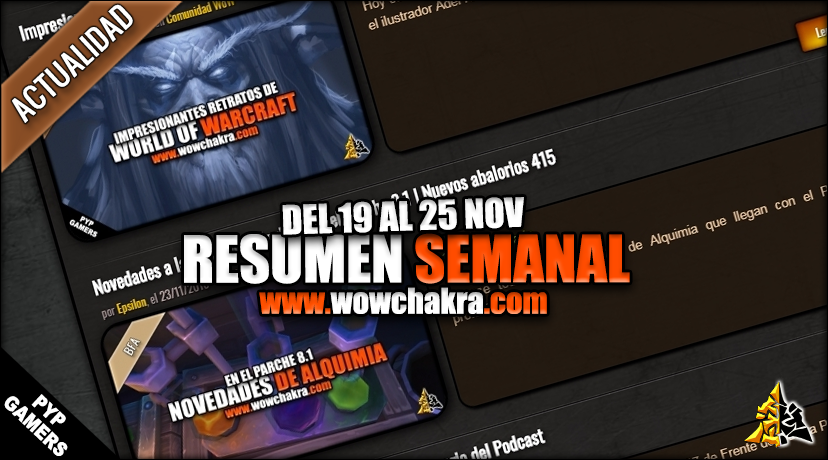 Resumen semanal wowchakra