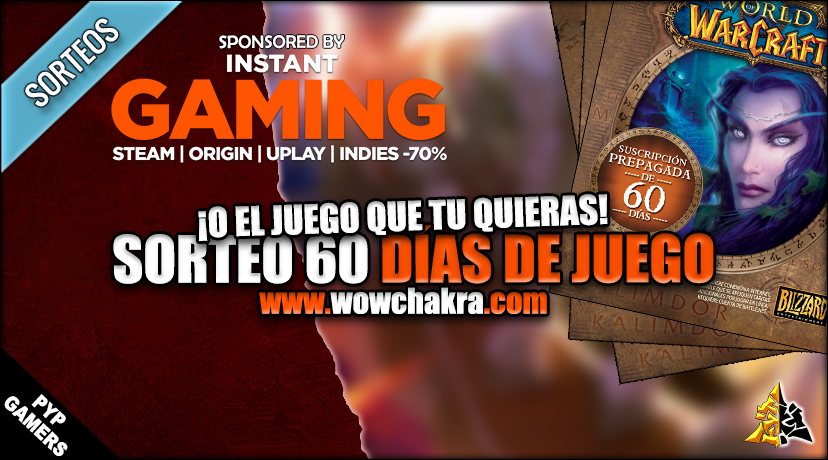Sorteo 60 días de World of Warcraft Instant Gaming