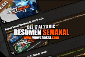 Resumen semanal wowchakra