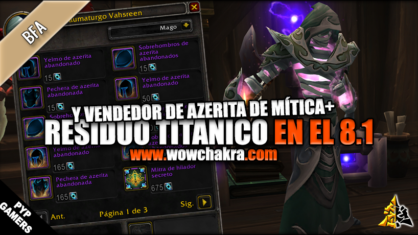 Nuevo Vendedor de Azerita de Miticas+