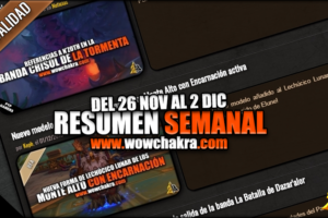 Resumen semanal wowchakra