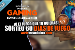 Sorteo 60 días de juego Instant Gaming