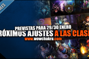 Próximos cambios a las clases 29/30 Enero