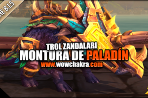 Montura Paladín Trol Zandalari