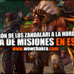 Misiones y Lore de la unión de los Zandalari a la Horda