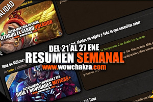 Resumen semanal wowchakra