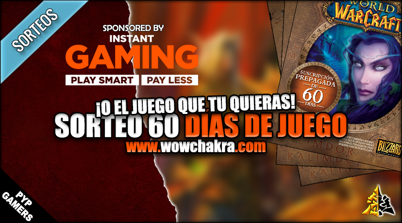 Sorteo 60 días de World of Warcraft Instant Gaming
