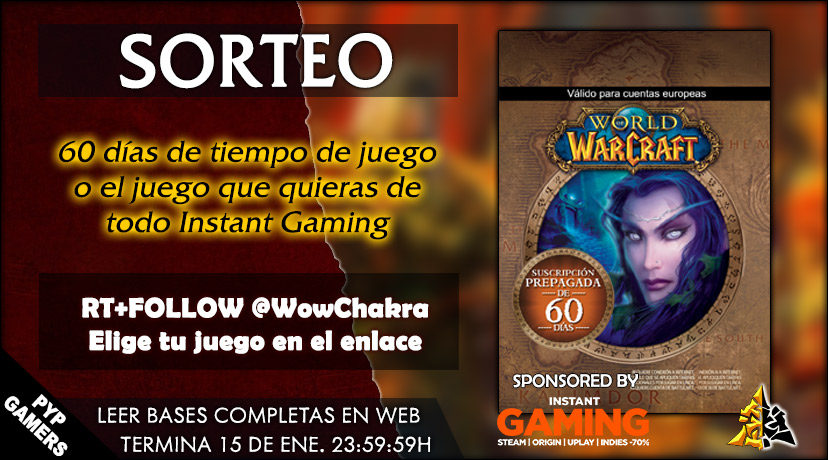 Sorteo 15 Instant Gaming