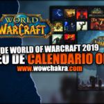 Sorteo Calendario Oficial 2019 de World of Warcraft