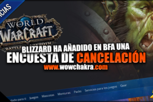 Encuesta Cancelación de Blizzard