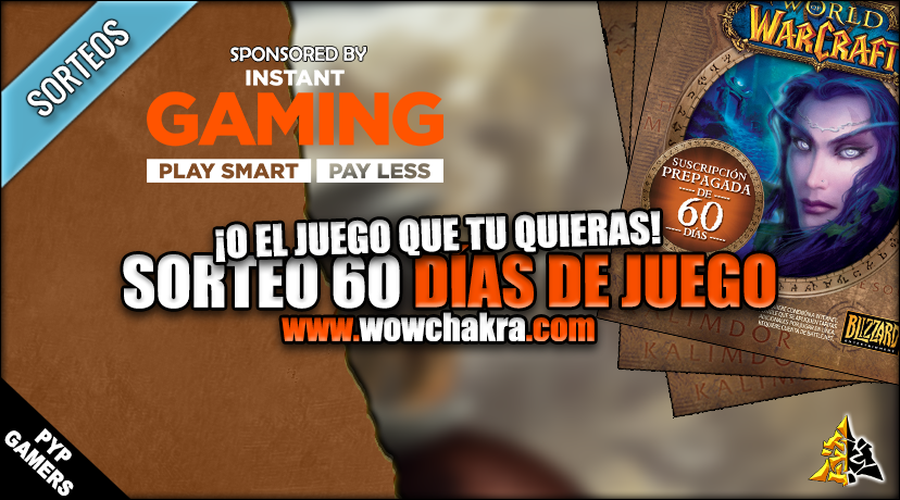 Sorteo 60 días de World of Warcraft Instant Gaming
