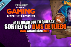 Sorteo 60 días de juego Instant Gaming
