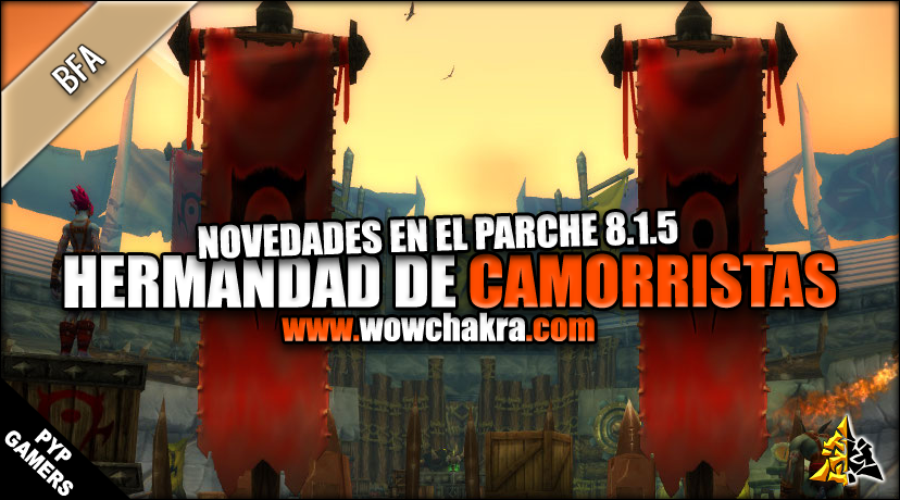 Novedades de la Hermandad de Camorristas 8.1.5