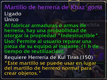 Herramienta de herreria