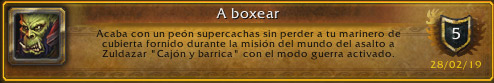 Guía Logro A boxear