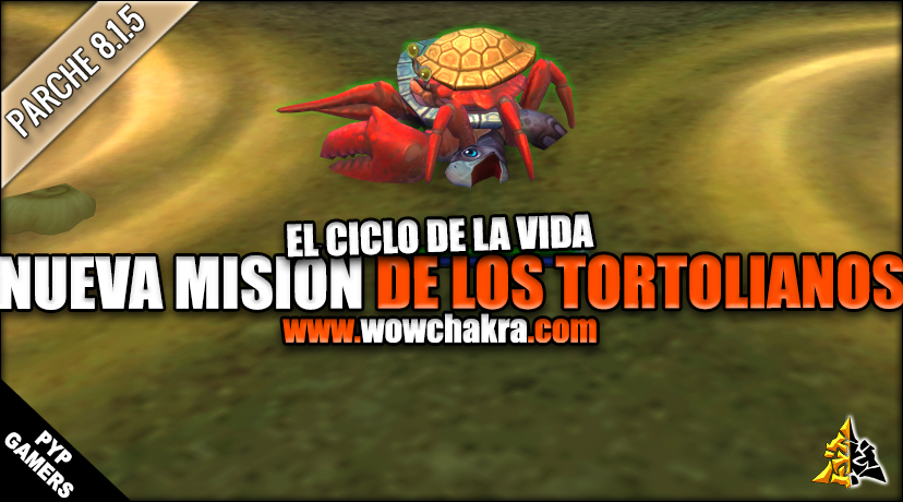 ¡El ciclo de la vida. Nueva misión de los Tortolianos en el 8.1.5 donde serás un cangrejito!
