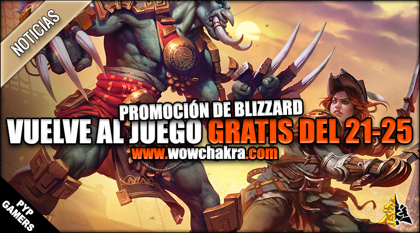 Vuelve al juego gratis del 21 al 25 de Marzo