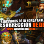 Reacciones de la Horda ante la resurrección de Derek Valiente
