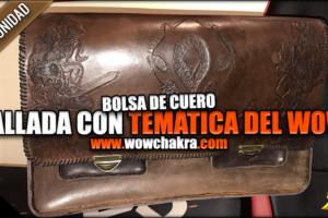Bolsa de Cuero tallada World of Warcraft