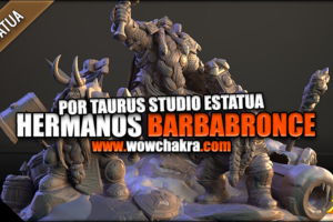 Estatua hermanos Barbabronce