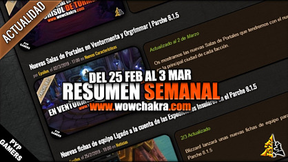 Resumen semanal wowchakra