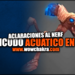 Aclaraciones al nerf al Zancudo acuático en el 8.2