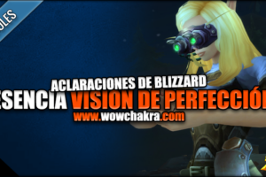 Aclaraciones a la esencia Visión de Perfección Corazón de Azeroth 8.2