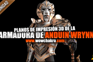 Armadura para impresión 3D Anduin Wrynn