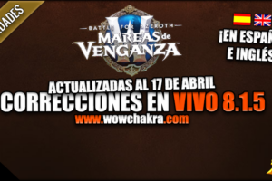 Correcciones en vivo de World of Warcraft