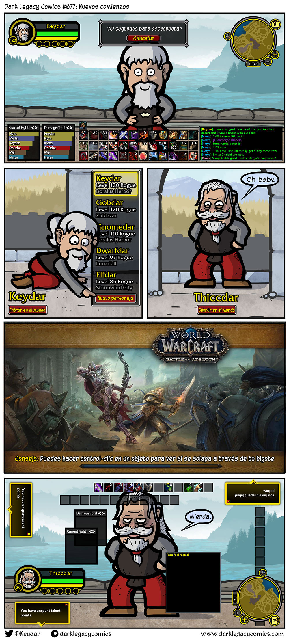 ¡Dark Legacy Comics en español! Episodio #677