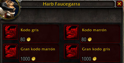 Monturas raciales WoW Classic