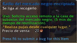 Radio de mercado negro encriptada