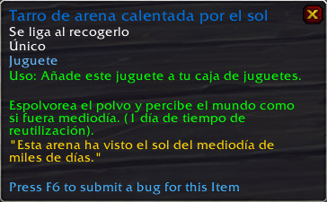 Tarro de arena calentada